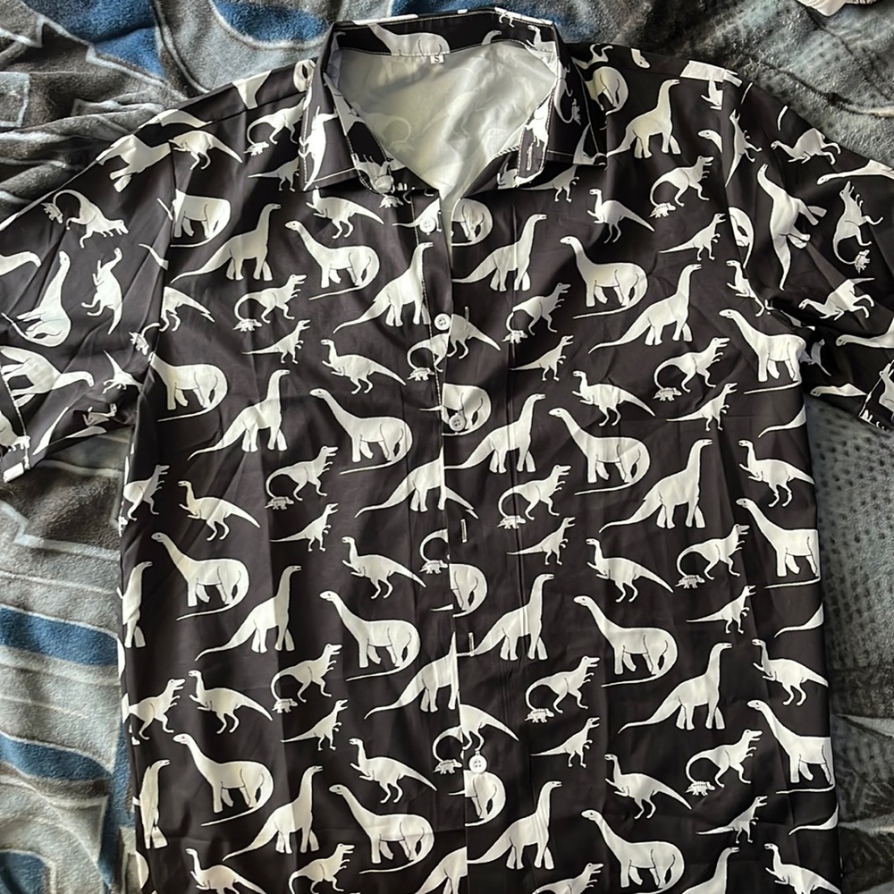 Dino Button Up